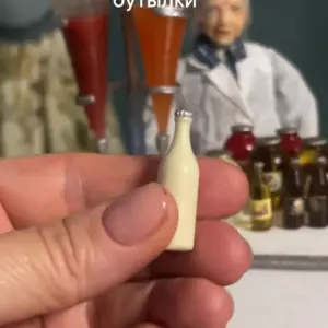 Молд реалистичная бутылка можайского молока
