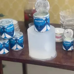 Молд открытая и закрытая банка сгущенки